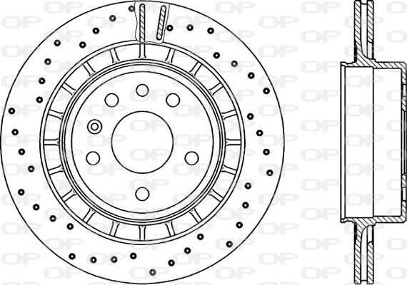 OPEN PARTS Bremžu diski BDRS2242.25